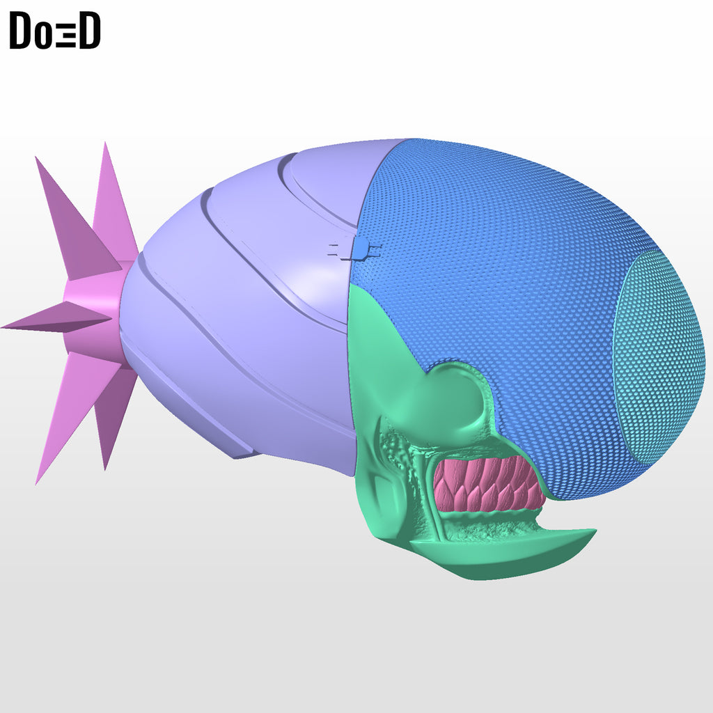 Bomb Devil Helmet Reze Female Girl Chainsaw Man 3D Printable Model STL File #BD3