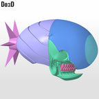 Bomb Devil Helmet Reze Female Girl Chainsaw Man 3D Printable Model STL File #BD3