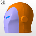 Classic Invincible Iron Man Helmet Comic Style | 3D Printable Model #449