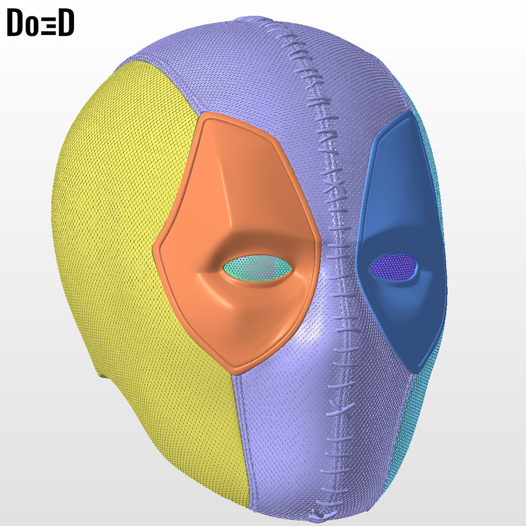 Kidpool Deadpool Helmet | 3D Printable Model #KP11