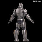 Armored Batsuit Batman v Superman BVS DOJ Helmet + Armor, 3D Printable Model #44