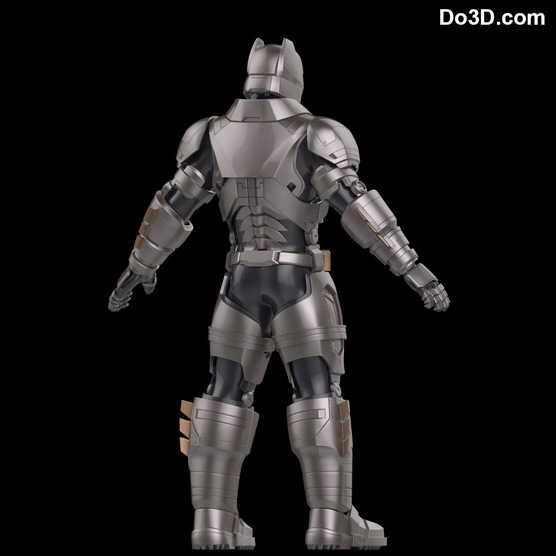 Armored Batsuit Batman v Superman BVS DOJ Helmet + Armor, 3D Printable Model #44