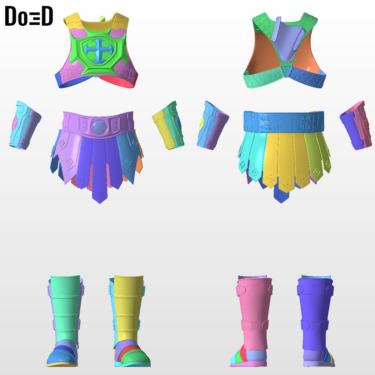 He-Man Full Body Armors Masters of the Universe 3D Printable Model #HM4482