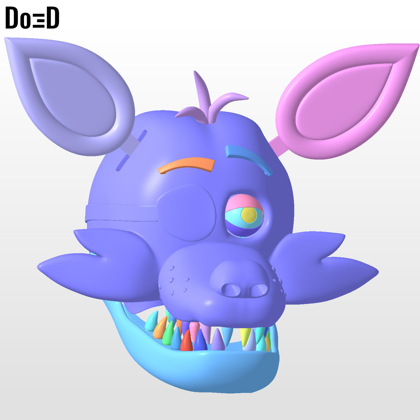 Foxy the Pirate Helmet Five Nights at Freddy's STL Files | Do3D Plus