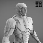 RoboCop 2014 Black Suit | 3D Printable Model Print STL File #41