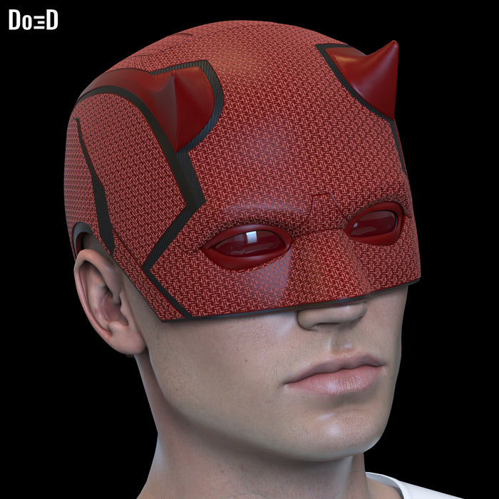 Daredevil Born Again Mask Helmet | 3D Printable Model Print File STL #DB25