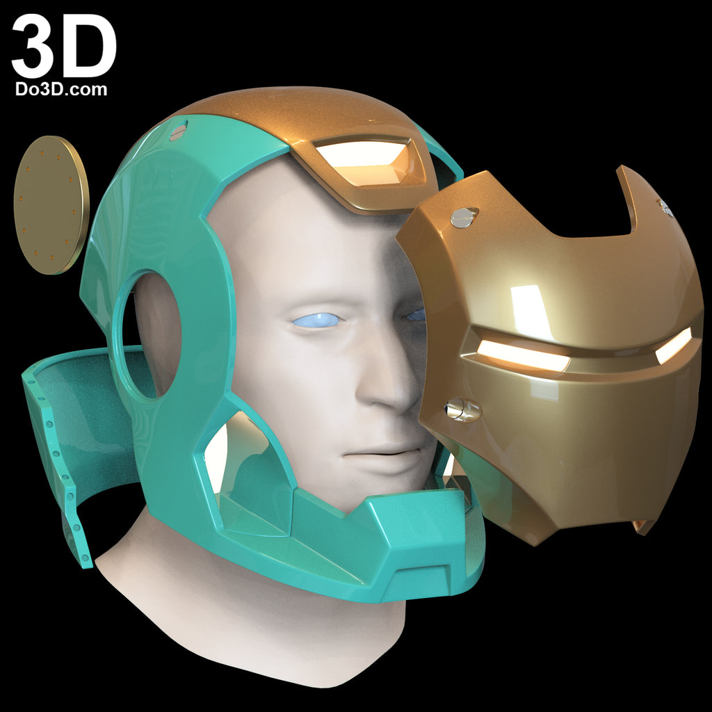 Scuba Iron Man 3 Helmet Mark XXXVII MK 37 | 3D Printable Model #SC31