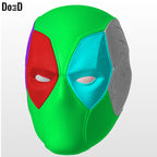 Bundle: Deadpool 3 Helmet + Wolverine Ear & Skull 3D Printable Model STL #D2619