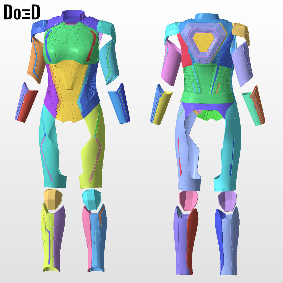 Athena Tron Ares Body Armor | 3D Printable File #TA2323