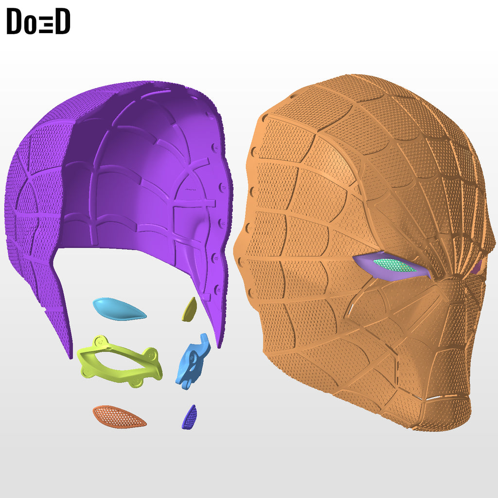 Bundle of Red Hood Rebirth SpiderHood Helmets 3D Printable Model #PST2
