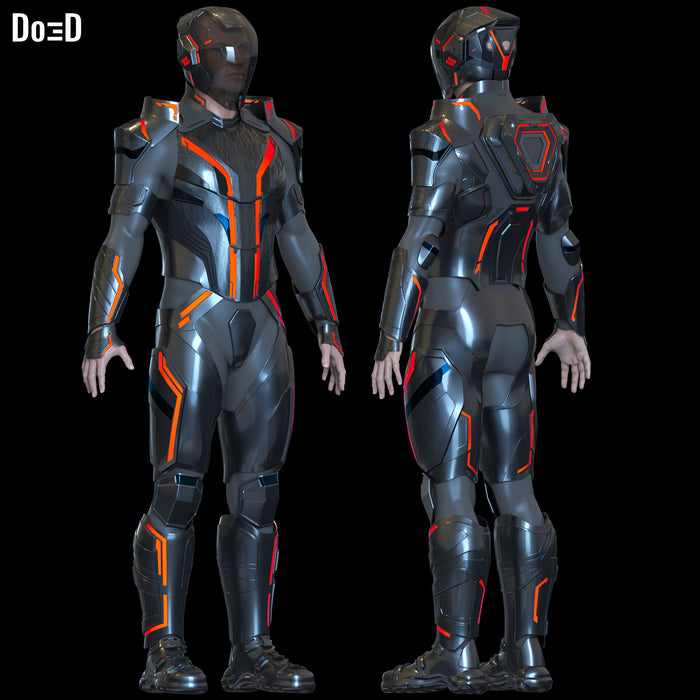 Tron Ares Suit (Helmet and Armor) | 3D Printable Model STL Print #TA59