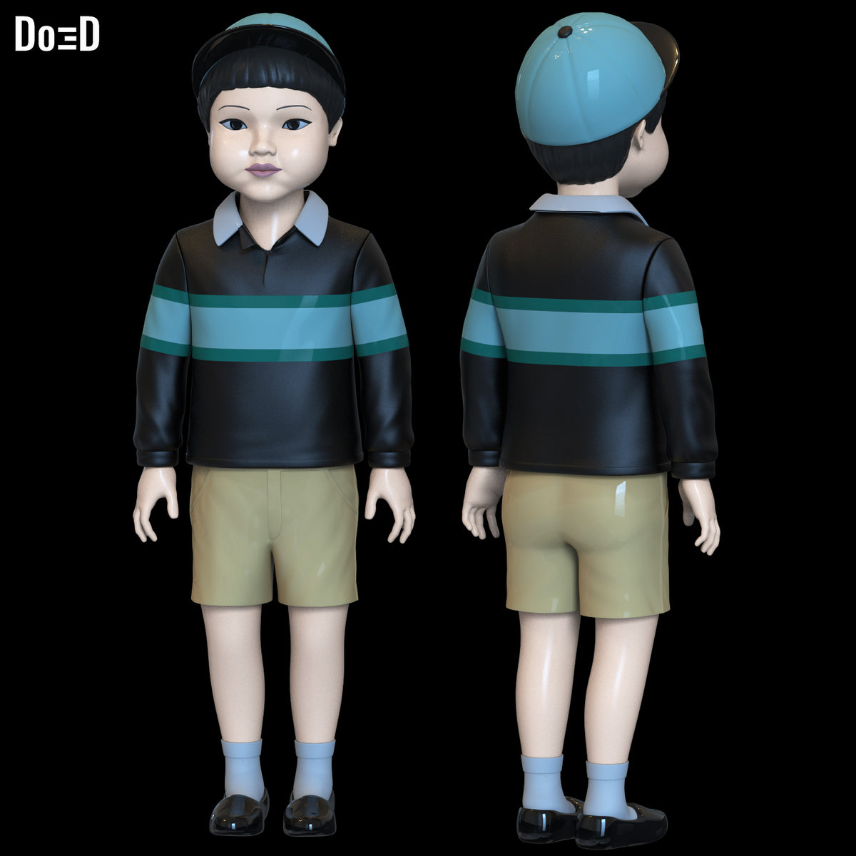 Bundle: Young-hee Cheol-su All 4 Figures Squid Game Season 3 | 3D Model #SB214