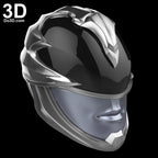 Power Rangers 2017 Red Blue Black Yellow Pink 3D Helmet Model Project #1819