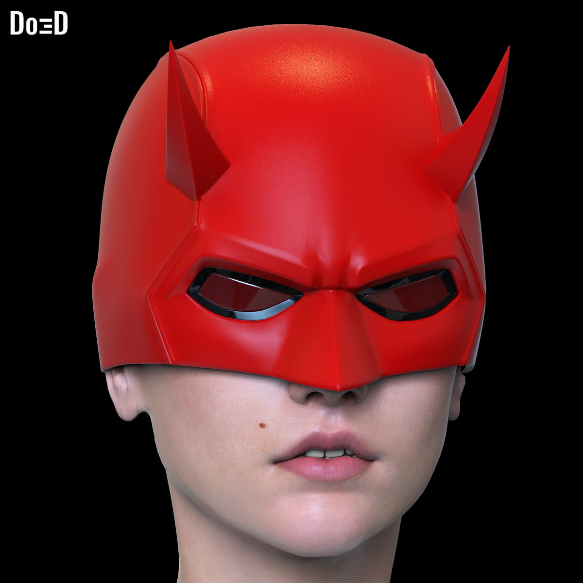 Elektra Daredevil Female Helmet | 3D Printable Model Print File STL #ED92