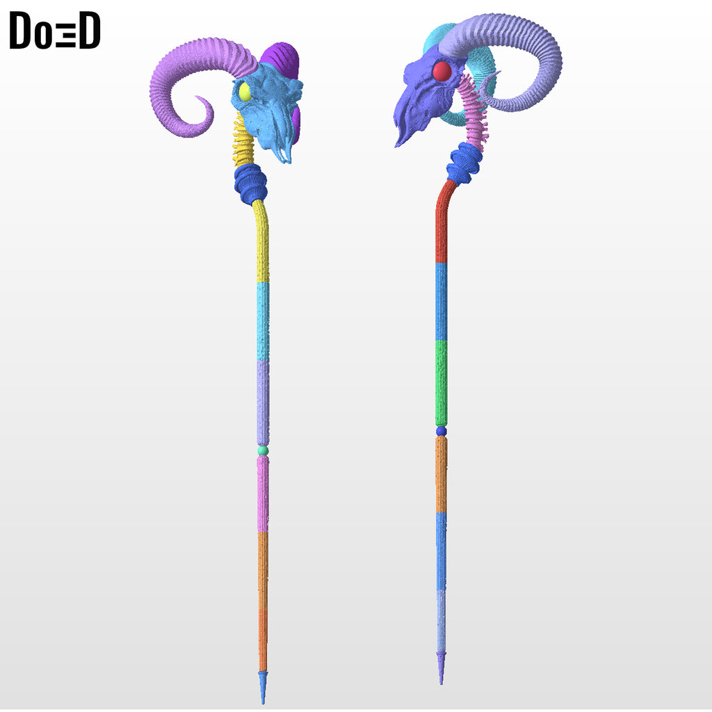Skeletor Havoc Staff Masters of the Universe 3D Printable Model STL File #SH217