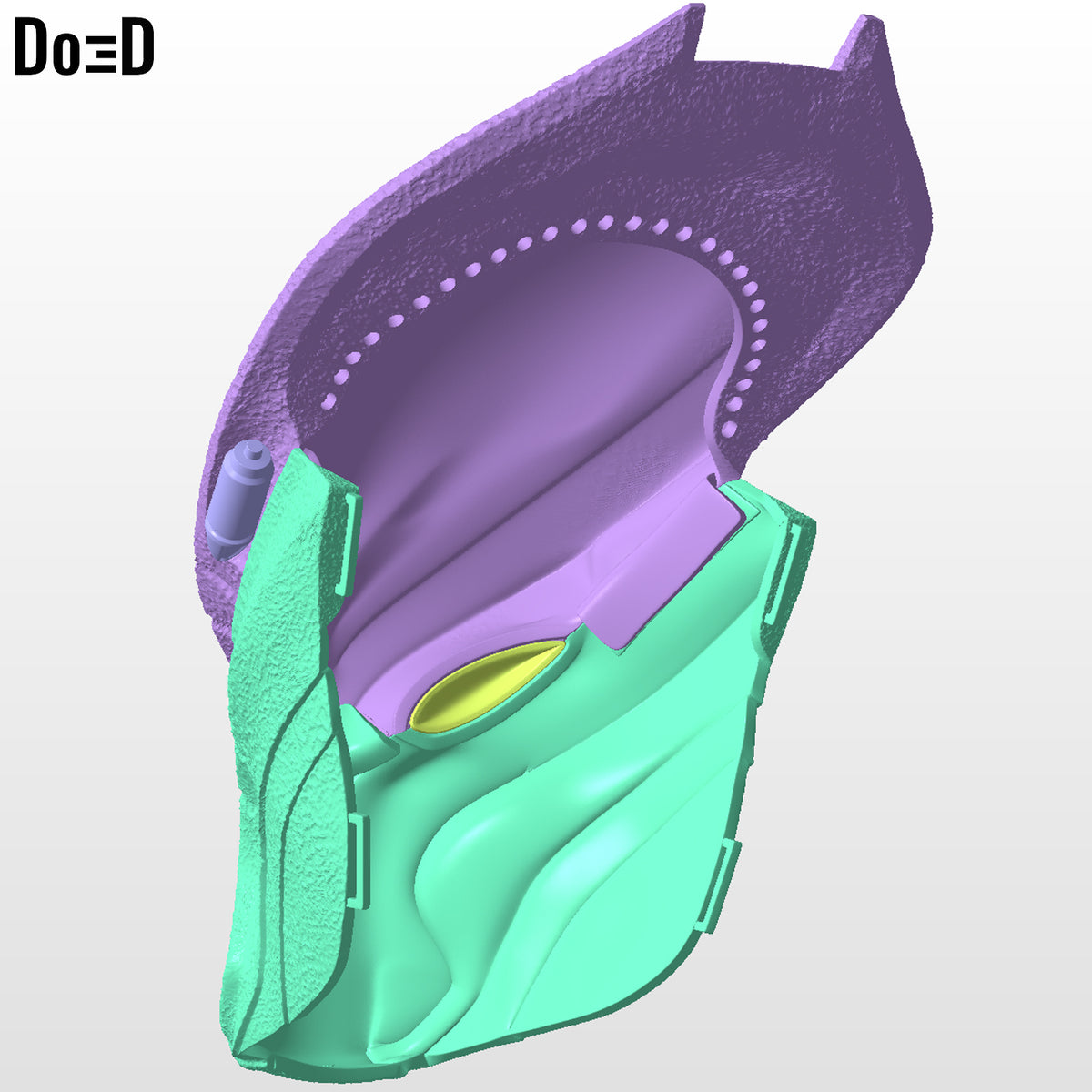 Machiko Noguchi She Predator Helmet + Chest Armor | 3D Model Project #2908
