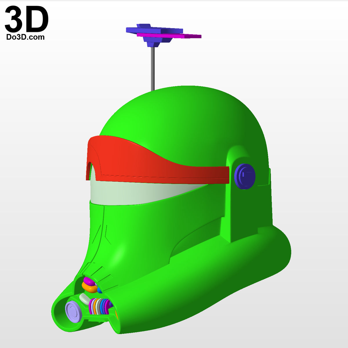 Crosshair Helmet Bad Batch 3D printable model print file STL #CH59