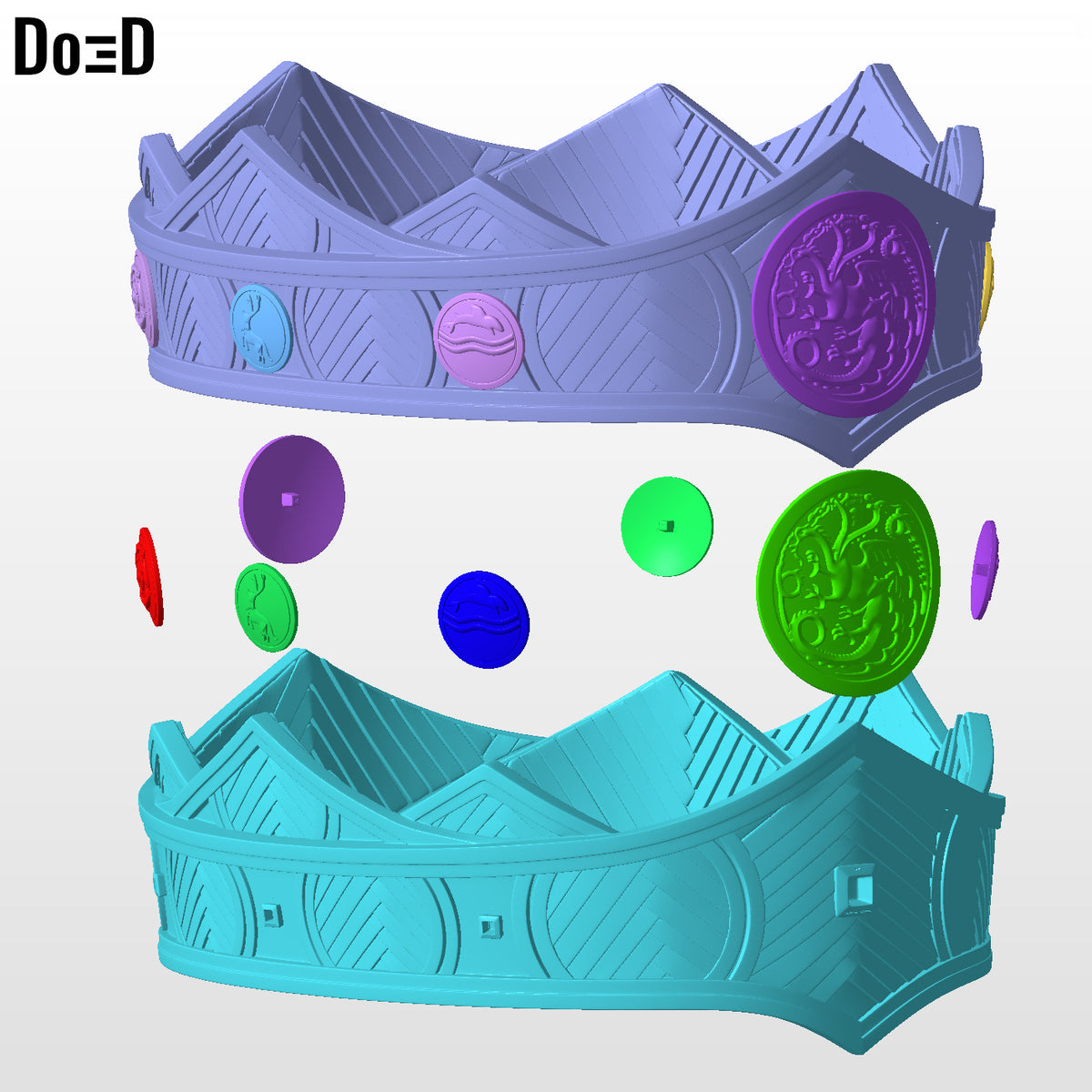 Rhaenyra Targaryen Crown King Viserys House of the Dragon 3D Printable Model #R6