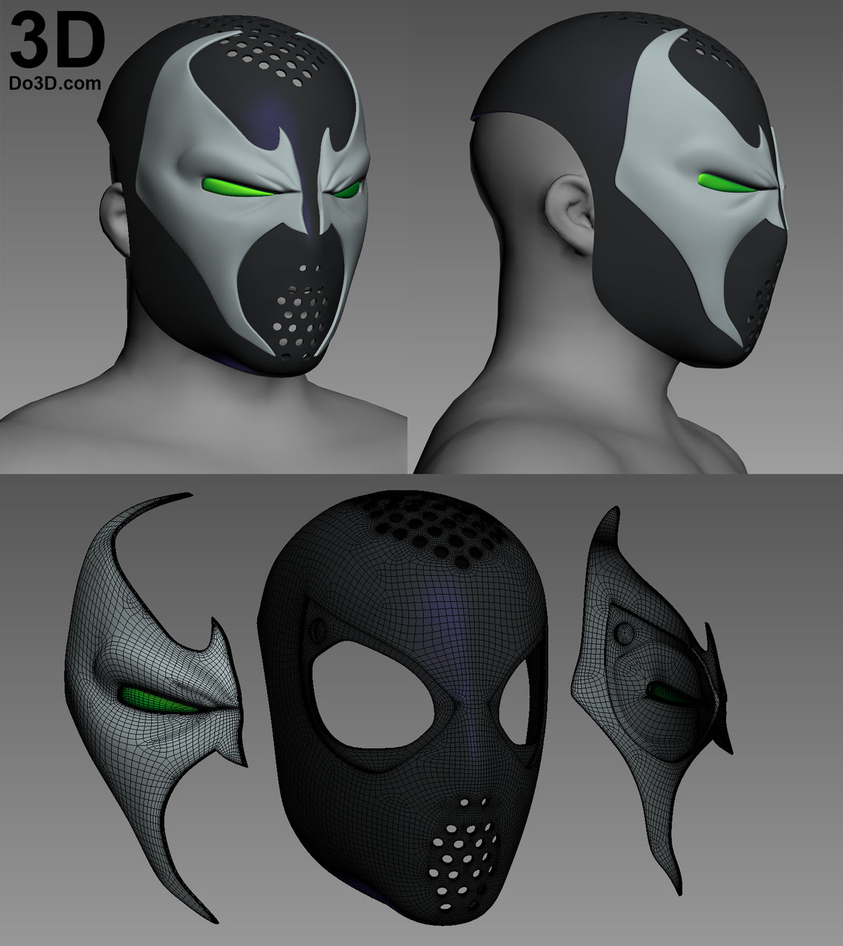 Spawn Face Shell | 3D Model Project #863