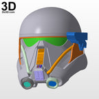 Death Trooper Helmet V2 | 3D Printable Model Print File STL Deathtrooper #DT137