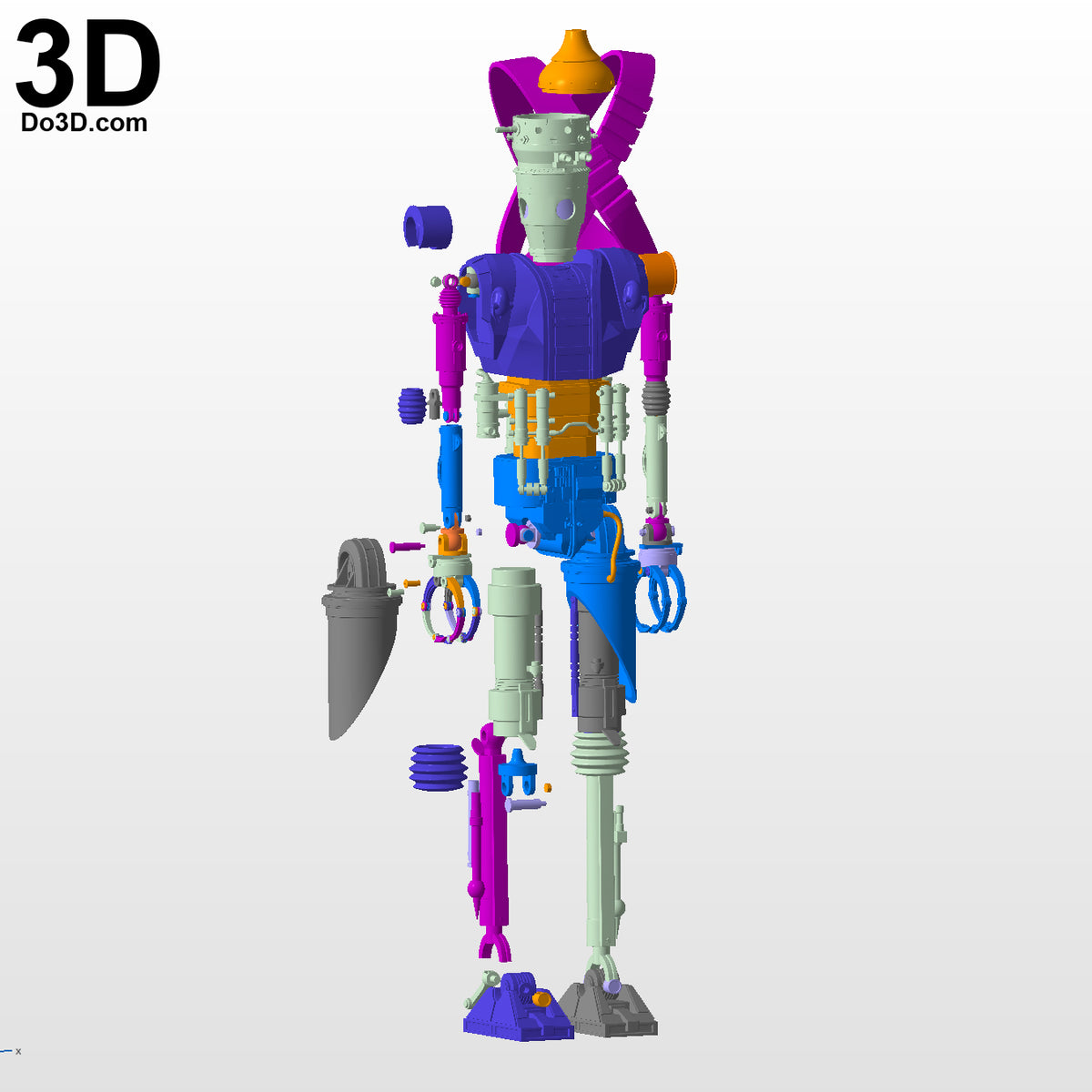 IG-11 IG-88 Droid from The Mandalorian Star Wars Ig11 | 3D Model Project #6441