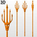 Aquaman Justice League Trident | 3D Printable Model STL #AT83