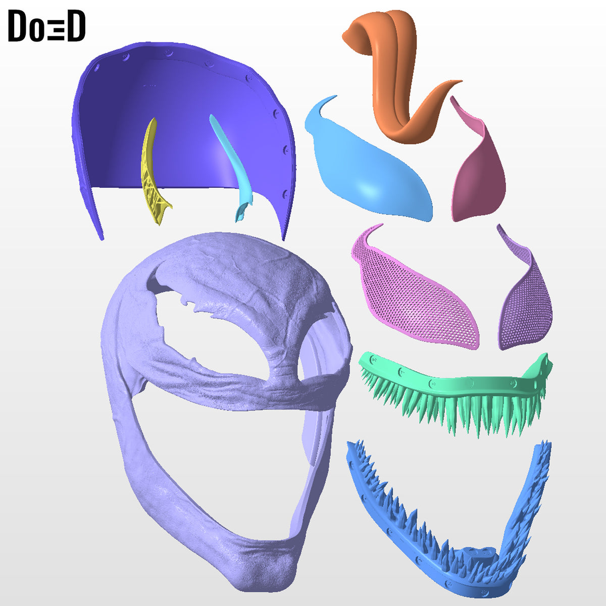 Venom Mouth Open / Tongue Out version | 3D Printable Model #V999