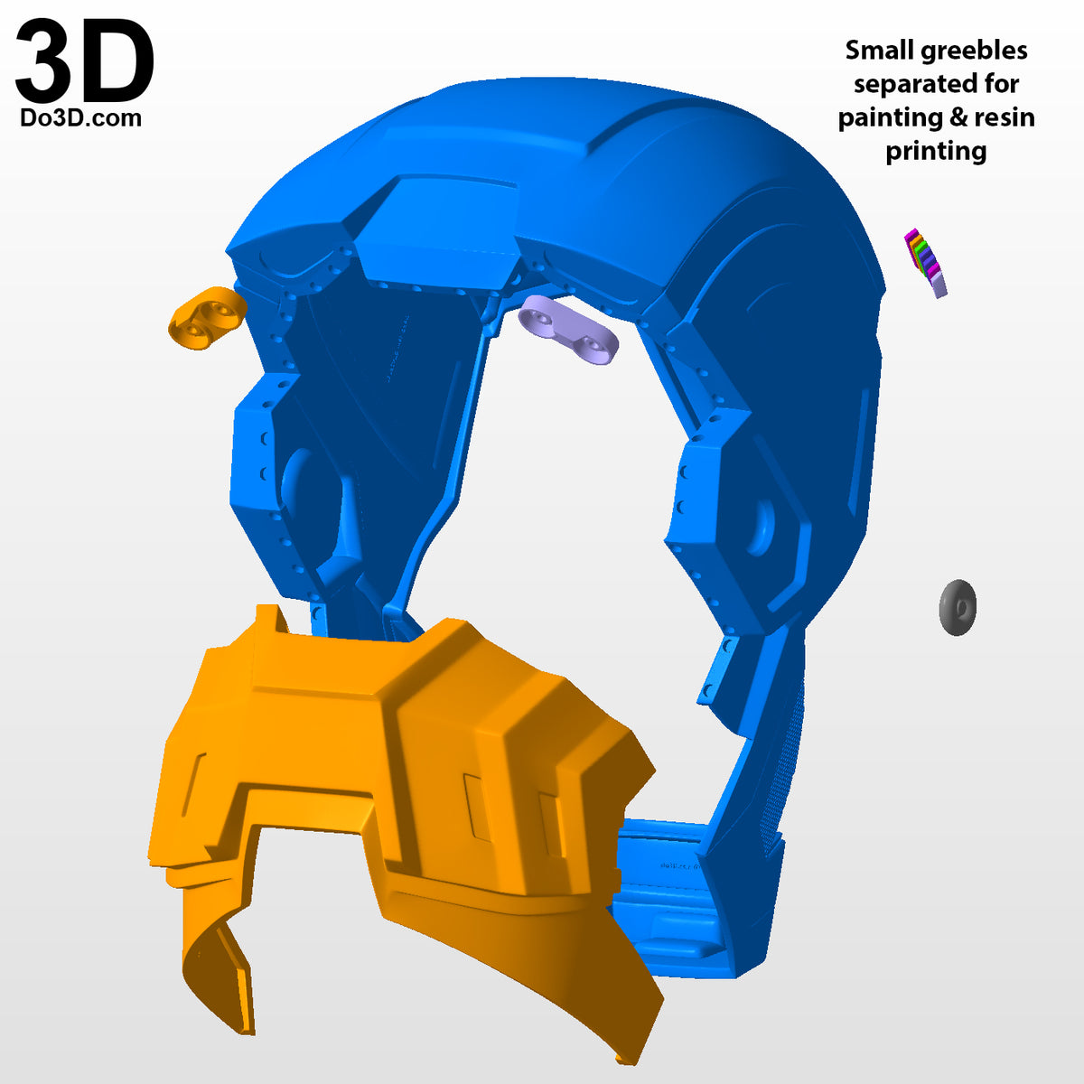 Bones Helmet Iron Man 3 Mark XLI MK 41 3D Printable Model #BM83
