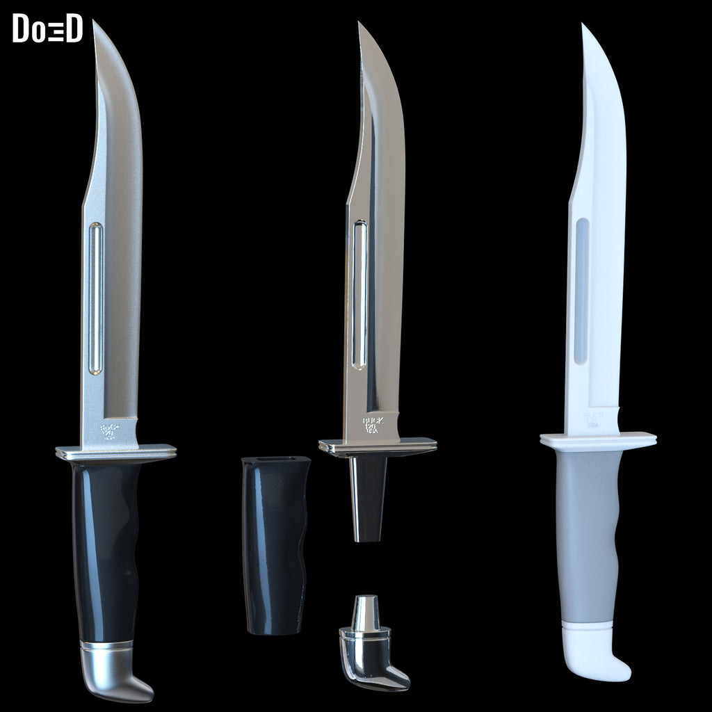 Scream Ghostface Weapon Buck 120 General Knife 3D Printable Model STL File #BG13