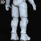 Halo Infinite Master Chief Full Body Armor + Helmet | 3D Model Project #6330