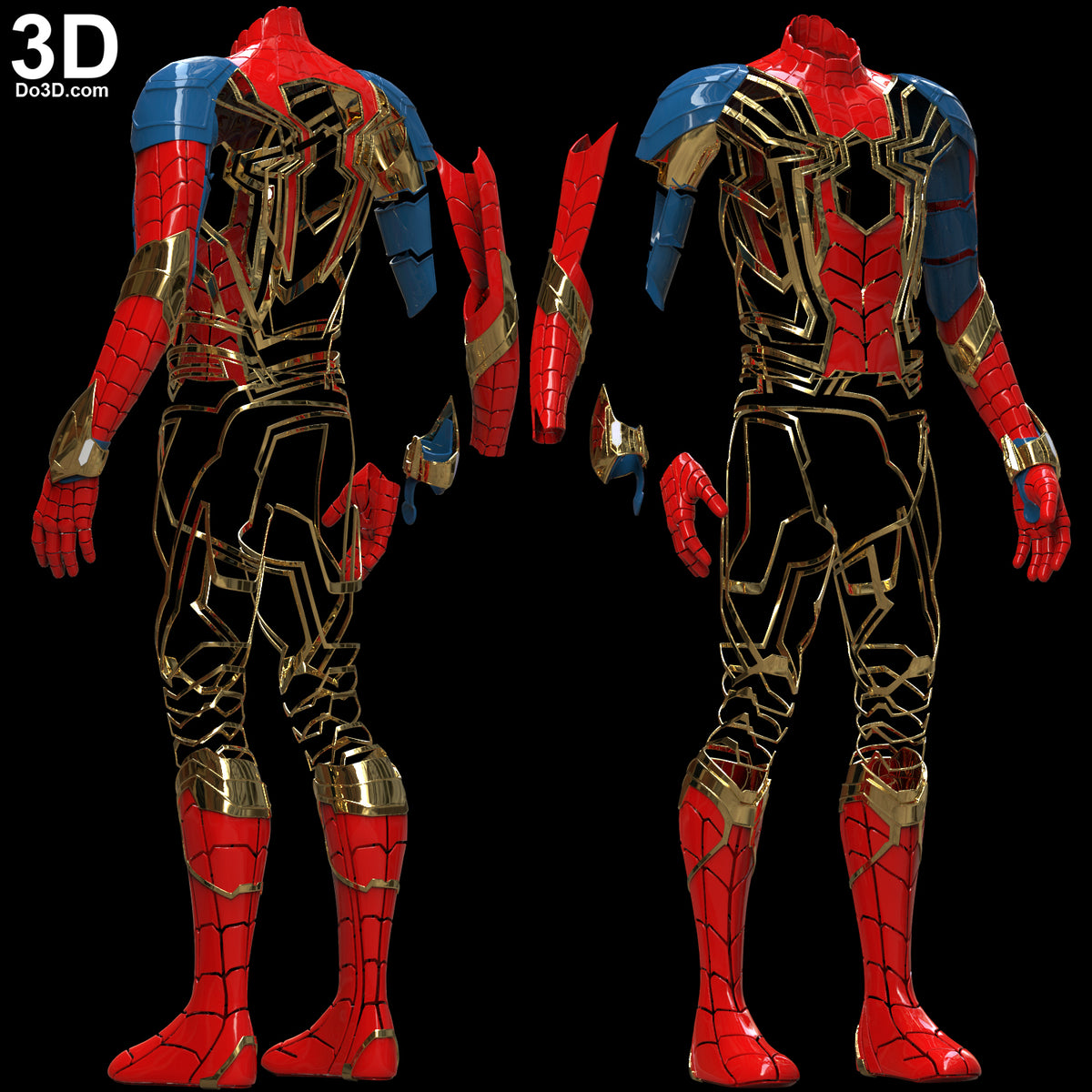 Iron Spider Spider-man Infinity War Set | 3D Model Project #4480
