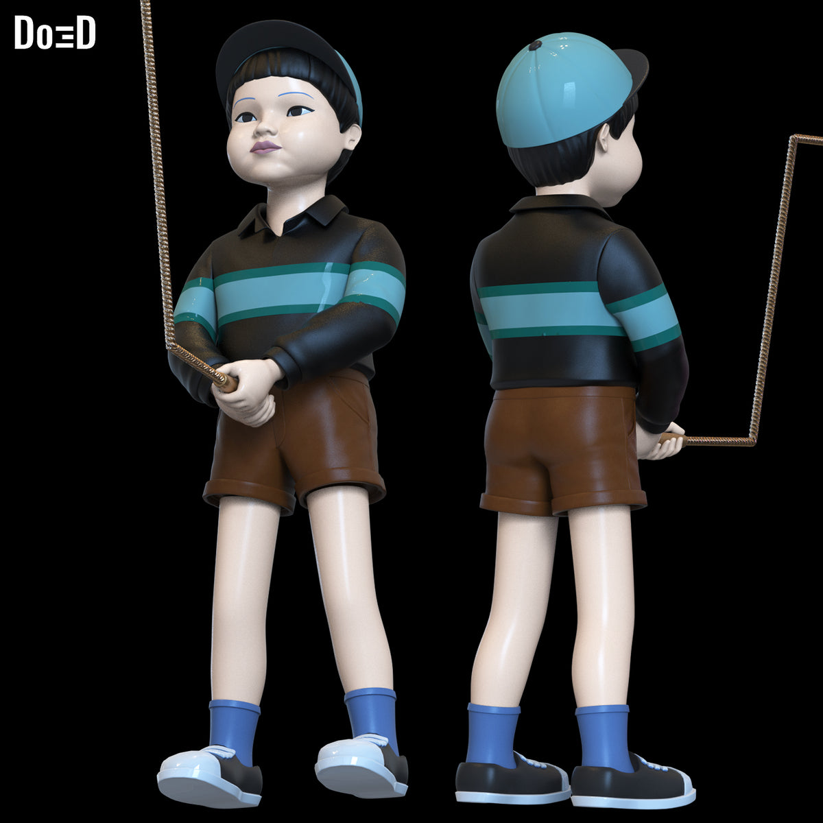 Bundle: Young-hee Cheol-su All 4 Figures Squid Game Season 3 | 3D Model #SB214