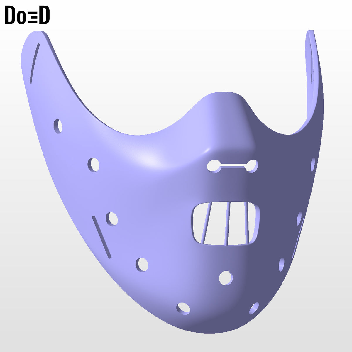 Hannibal Lecter Mask | 3D Printable Model Print File STL #Y329