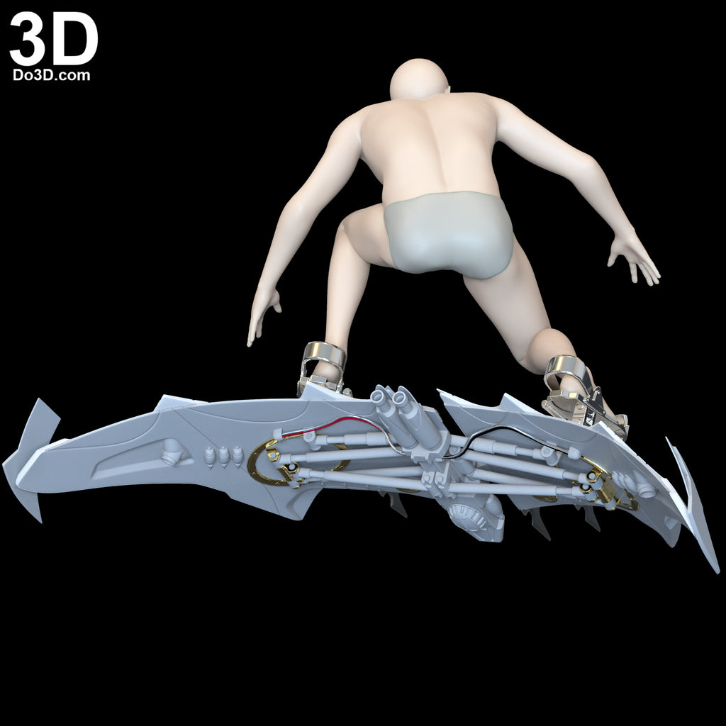 Green Goblin Glider Hover Board | 3D Printable Model Print File #GG09
