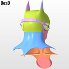 BatFlash Helmet: Modified Batman Cowl The Flash 2023 3D Printable Model STL #F38