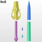 ( She-Ra ) The Sword of Protection Masters of the Universe SheRa 3D Model #SP78