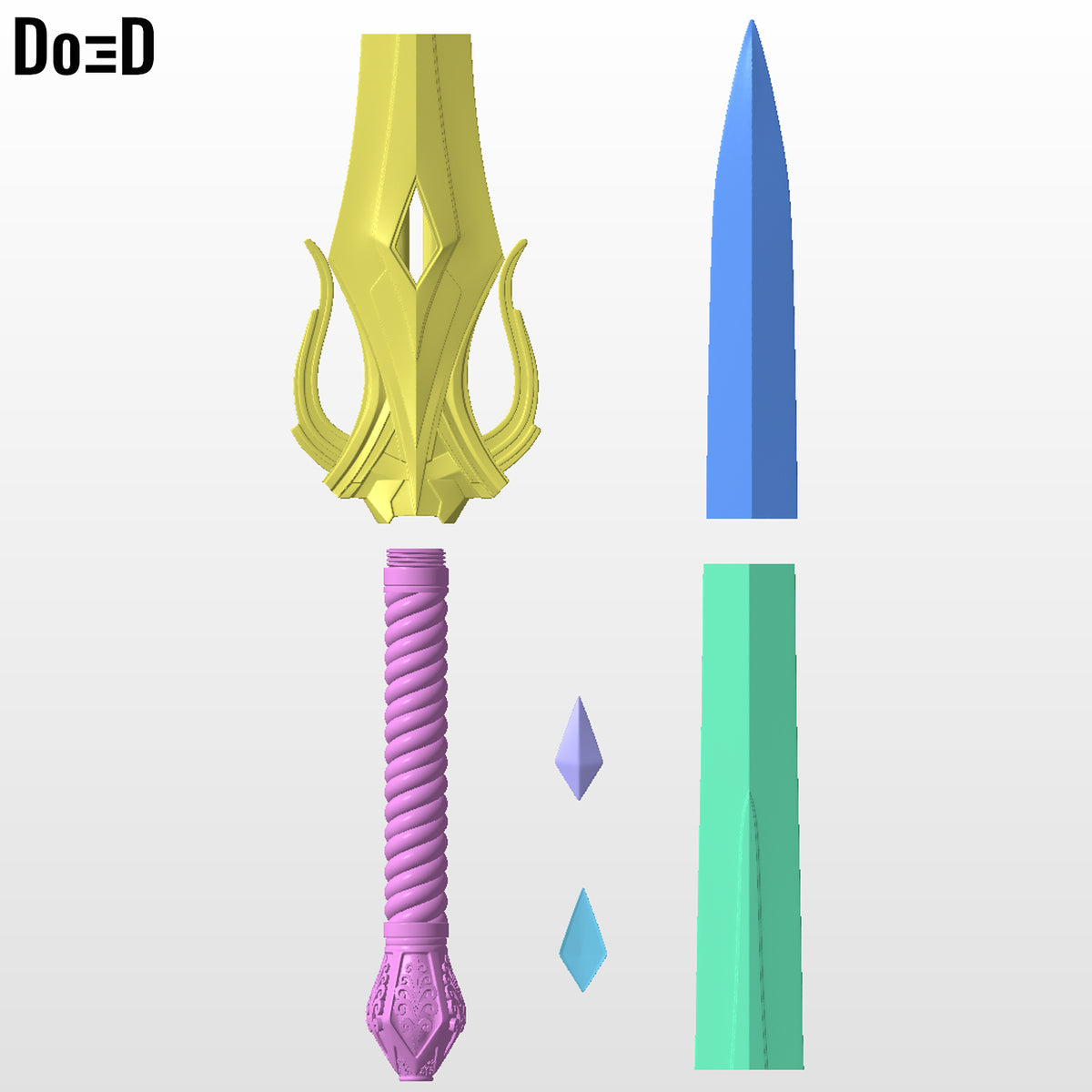 ( She-Ra ) The Sword of Protection Masters of the Universe SheRa 3D Model #SP78
