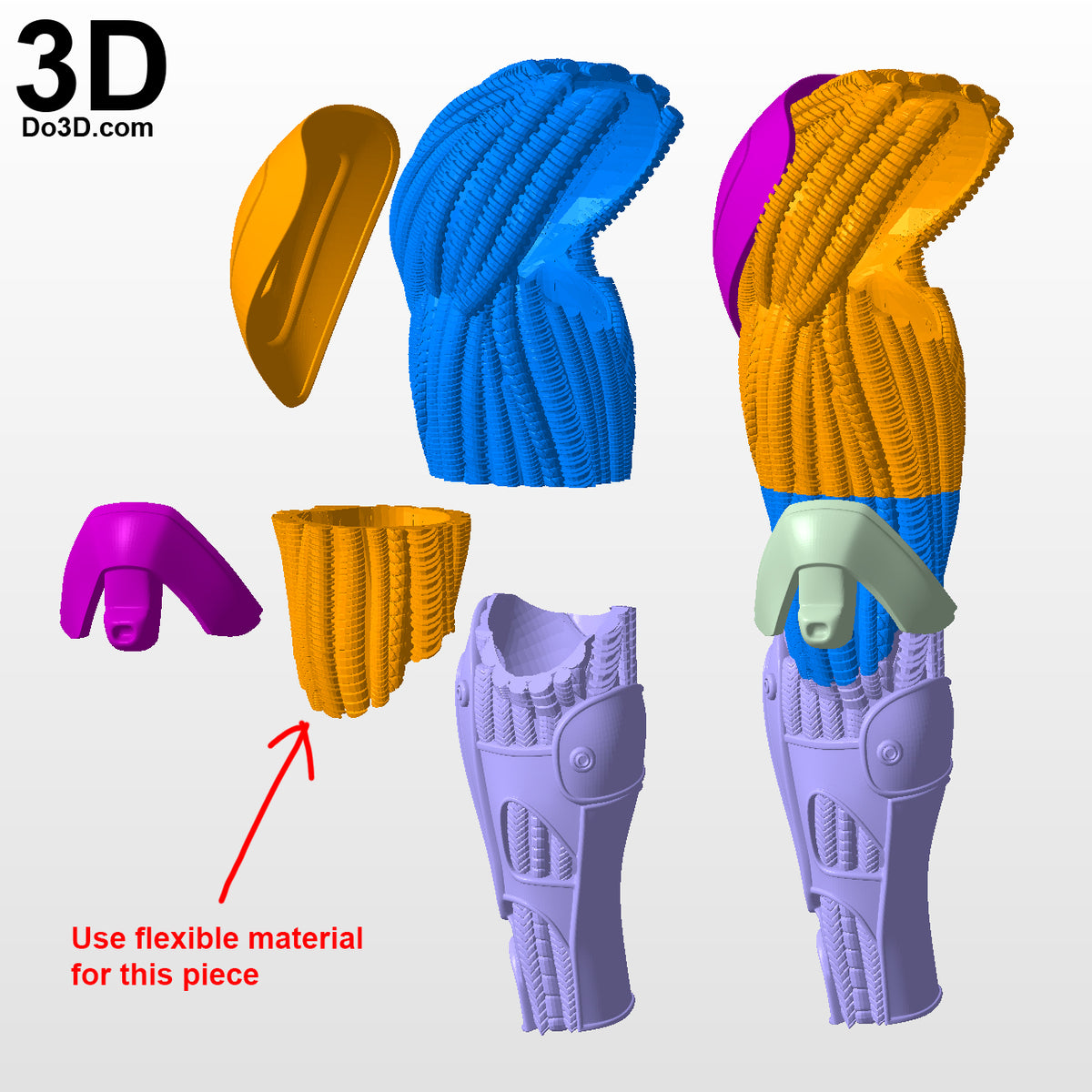 Cable's Arm from Deadpool 2 | 3D Model Project #5110