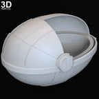 The Child Baby Yoda Statue in Crib Basket Mandalorian | 3D Printable Model #6314