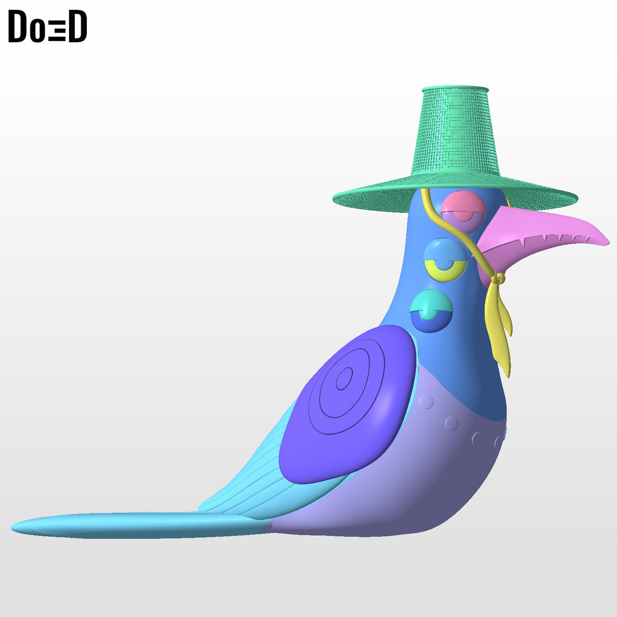 Sussy Bird Sitting Figure KPop Demon Hunters Any Scale 3D Model STL File #SS62