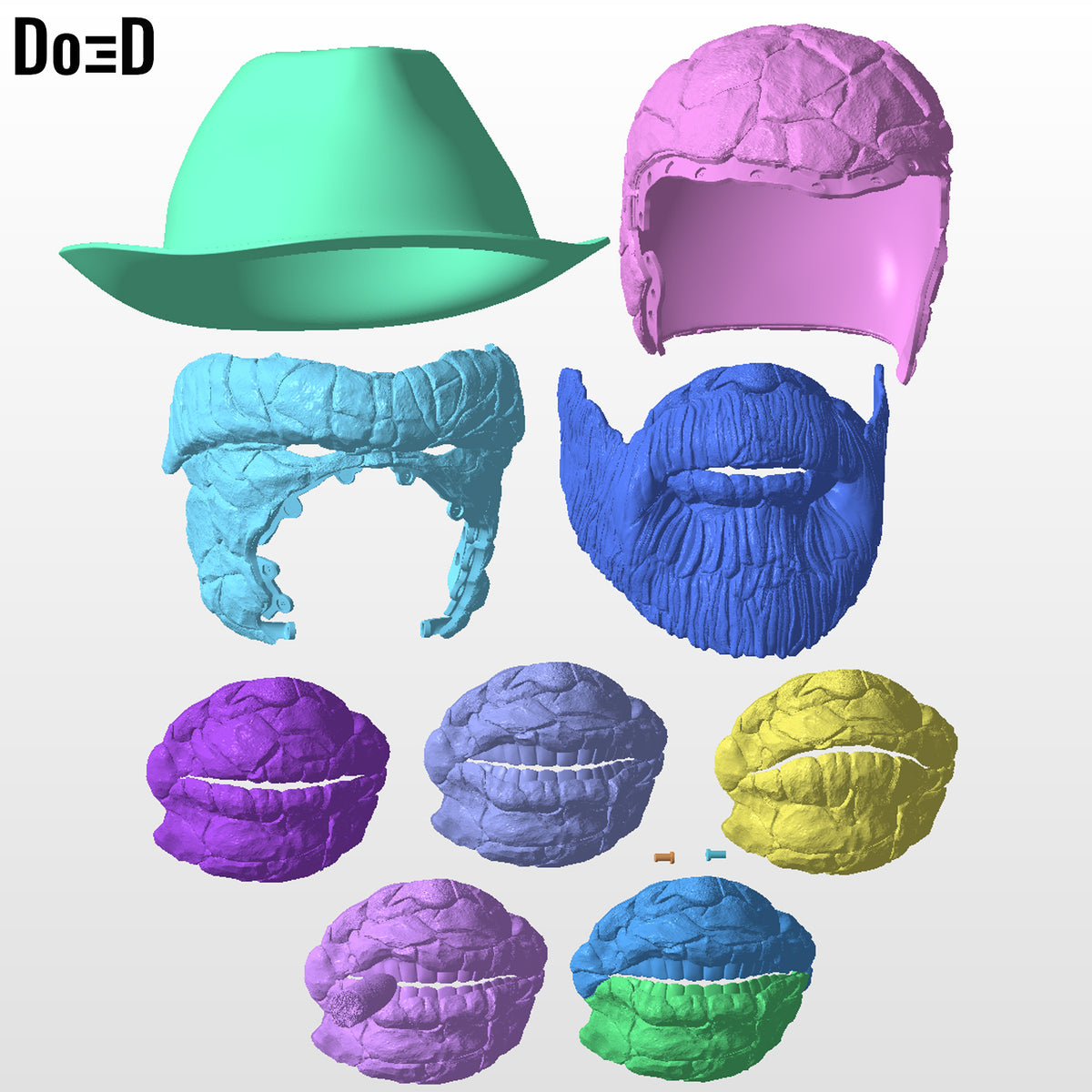 The Thing with a beard Helmet Fantastic Four 4 2025 | 3D Printable Model #TTB2