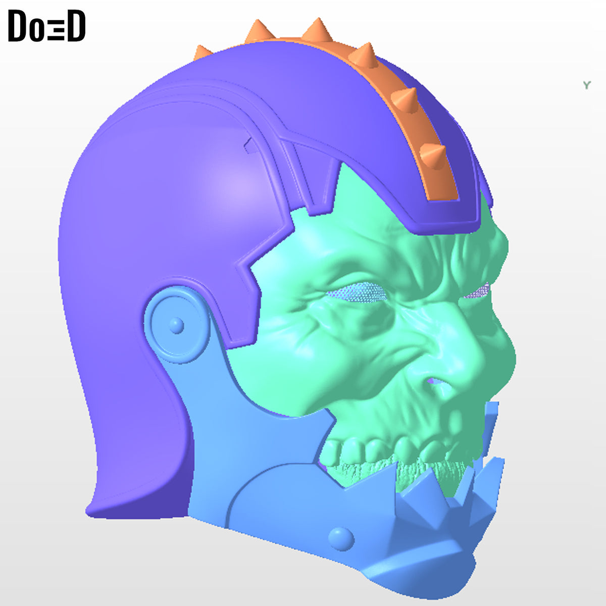 Trap Jaw Helmet Masters Of The Universe 3D Printable Model Print File STL #TJ29