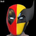 DEX Wolverine Deadpool Mashup Helmet | 3D Printable Model Print File #MU11