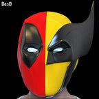 DEX Wolverine Deadpool Mashup Helmet | 3D Printable Model Print File #MU11