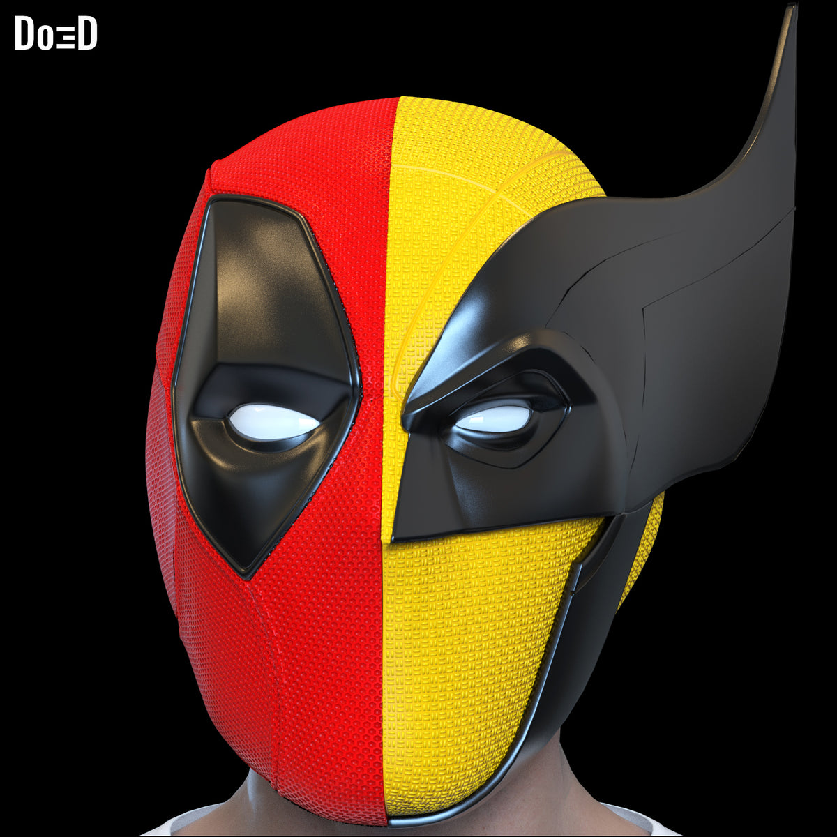 DEX Wolverine Deadpool Mashup Helmet | 3D Printable Model Print File #MU11