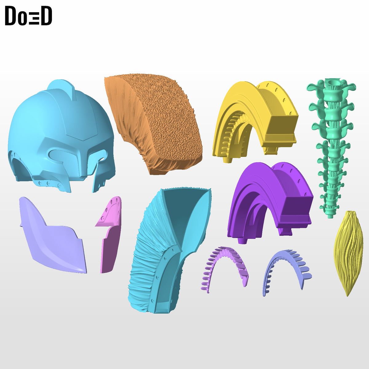 Do3D Agamemnon Helmet | 3D Printable Model Print File STL #AO363