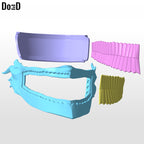 Okarun Dandadan Mouth Mask Cover | 3D Printable Model Print File STL #OD2