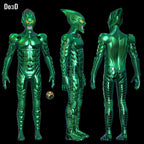 Green Goblin Helmet & Full Body Armor Pumpkin Bomb | 3D Printable Model #G288