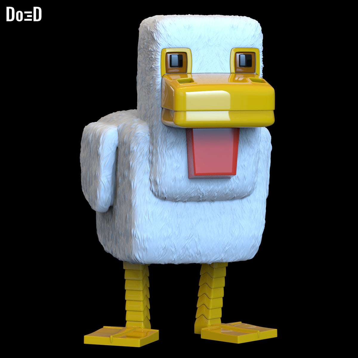 Chicken Minecraft Movie | 3D Printable Model STL File #CM91