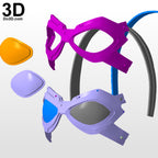 3D Print Model: Winter Soldier Bucky Goggles |  Print File Format: STL #N33